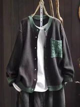 AVELINE | STRICKCARDIGAN – Dunkelgrau