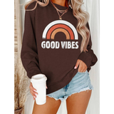 Paulina - Damen Sweatshirt für Sport und Freizeit – Kaffee