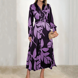 Mariellea - lässig-elegantes Midikleid – Lila