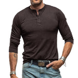 Dario | Stilvolles Langarm-Shirt 1+1 Gratis – Braun