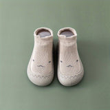 Bequeme Slip-On Kindersockschuhe - HappySteps – Khaki