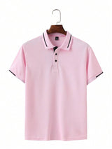 DARIO | ELEGANTES POLO FÜR DIE SOMMERTAGE IM BÜRO – Rosa