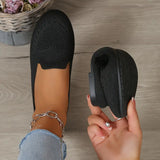 Freja™ – Bequeme Slip-Ons – Schwarz