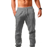 Dennis | Hose mit Kordelzug – Grau