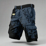 Vikings – Premium Adventurer Shorts – Blau Schwarz