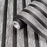 HolzFolie™ Moderner Holzoptik Folie – Mattierte Holz in Schwarz und Grau