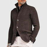 Gregor – klassische strickjacke – Hellgrün