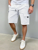 Kai | Cargo-Shorts mit Funktionstaschen ( 1+1 GRATIS ) – Weiß