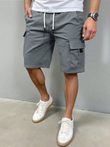 Kai | Cargo-Shorts mit Funktionstaschen ( 1+1 GRATIS ) – Grau