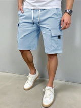 Kai | Cargo-Shorts mit Funktionstaschen ( 1+1 GRATIS ) – Hellblau