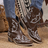 Damen Stilvolle Cowboystiefel | Westernstiefel für Elegante Looks – Braun