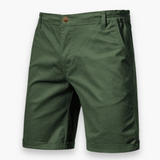 Herren Bequeme Stretch Shorts | Leichte Sommerhose – Armeegrün