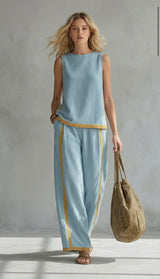 Sachindri - Stilvoller Zweiteiler – Blau