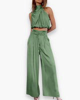 Damen Eleganter Jumpsuit | Festlich Sommer Jumpsuit – Hellgrün