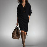 Elyon | Elegantes Kleid – Schwarz