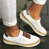 Orthopädische Schuhe zum Reinschlüpfen Für Frauen | Bequem – Weiß