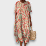 Thaleia – Midikleid mit floralem Vintage-Muster – Stil 2