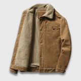 Matthias | Warme Freizeitjacke mit weichem Innenfutter – Braun