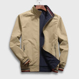 Max | Wende-Bomberjacke im modernen Stil – Khaki