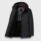 Moritz | Warmer Parka mit Kapuze – Schwarz