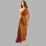 Brigitte | Luftiges Kleid mit eleganter Passform – Braun