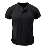 DailyFit – Stilvolles Baumwoll-T-Shirt für Herren – Schwarz