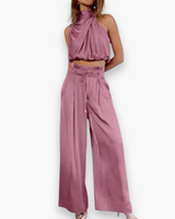 Damen Eleganter Jumpsuit | Festlich Sommer Jumpsuit – Rosa