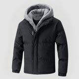 Bastian | Kuschelige Polarjacke mit Kapuze – Schwarz