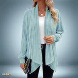 Einzigartig - strickjacke in grün – Grau