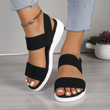Stylische Orthopädische Stretch-Sandalen für Frauen – Ergonomische Unterstützung und Komfort – Schwarz