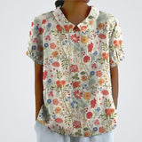Sophia | Bedruckte Blumenbluse – Bedruckt mit Blumen