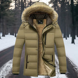 Fabian | Hochwertige Warmer Mantel – Khaki