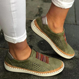 Orthopädische Schuhe zum Reinschlüpfen Für Frauen | Bequem – Grün
