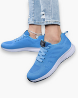 Damen Atmungsaktive Sport Sneakers | Sportlich – Himmel Blau