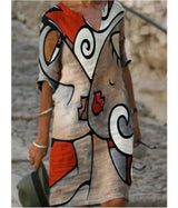 Eldavine – Stilvolles Kleid mit Print – Farbe 2