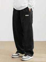 Herren Cordhose mit Taschen - Braun – Schwarz