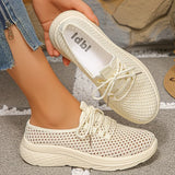 Dilrukshi - Sport Schuhe Aus Atmungsaktivem Mesh – Beige