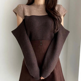 SHELSEE - Luxus-Pullover für Damen – Dunkelbraun