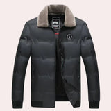 Justin - modische winterjacke für herren – Schwarz