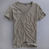 Brett – Bequemes, lässiges Herren-T-Shirt – Khaki