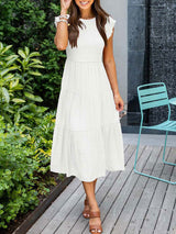 Isabelle - Lässiges Sommerkleid – Weiß