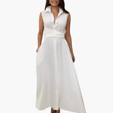 Astrid | elegantes Kleid – Weiß