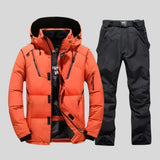 Herren-Winterset mit funktionaler Ausstattung | Wintertauglich – Orange