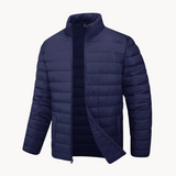 Anders - hochwertige herrenjacke mit puff-design – Schwarz