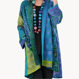 Brooke – bequeme und stylische strickjacke für damen – Blau