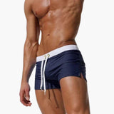 Badeshorts für Männer – Schnelltrocknende Badehose für den Sommer – Marineblau