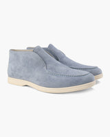 Mason | Slip On Mid Cut Men's Suedeloafer – Blau