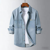 Tharaka - Ironside Denim Überhemd – Blau
