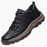 Bequeme Schnürschuhe - Alltagstaugliche Freizeitschuhe für Herren – Schwarz