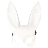 ShadowHop – Hasenmaske mit langen Ohren für auffällige Cosplay-Looks – Weiß